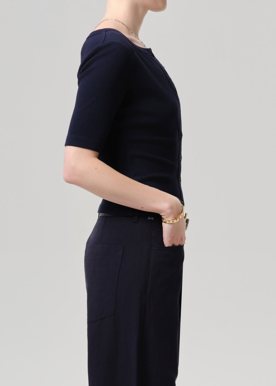 Wren Cardigan in Navy