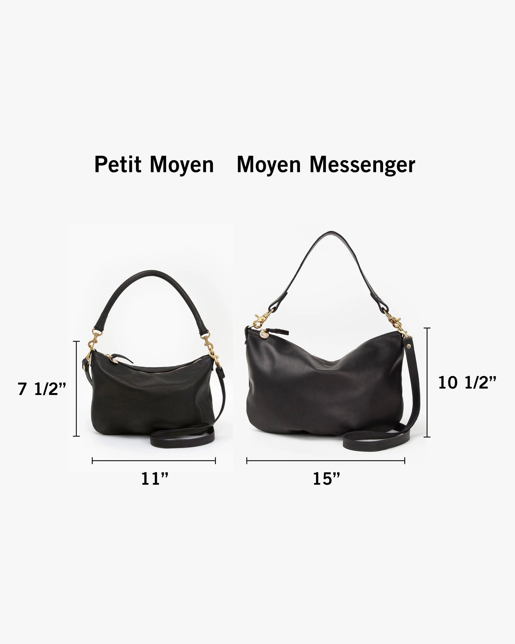 Petit Moyen Messenger in Black