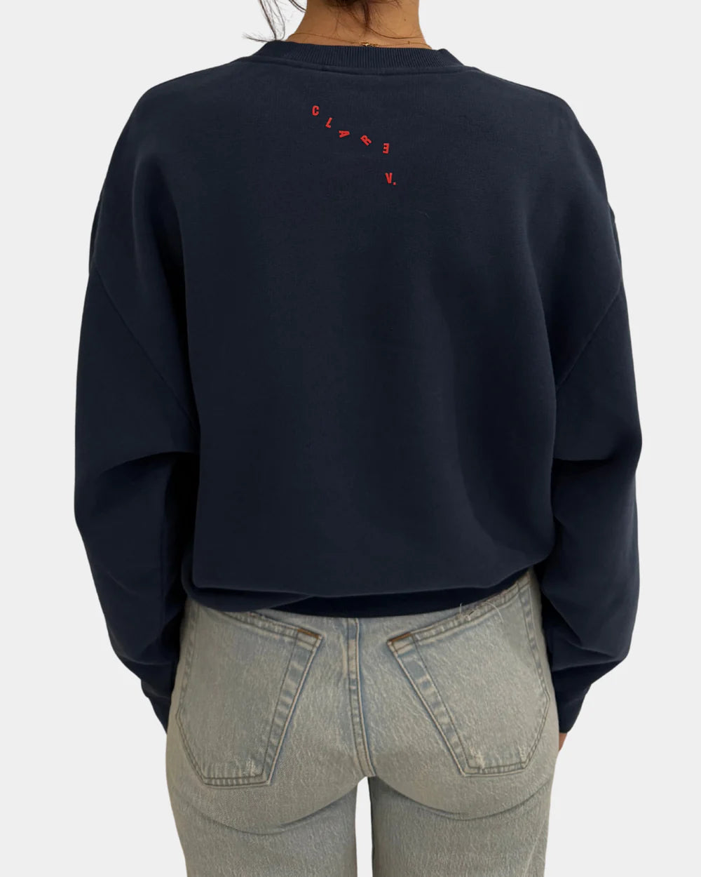 Oversized Sweatshirt in Navy Block Ciao