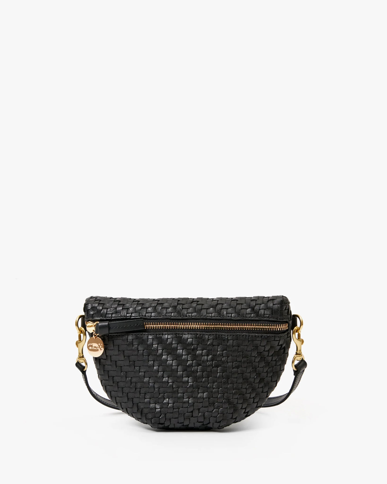 Petite Fanny in Black Woven Zig-Zag