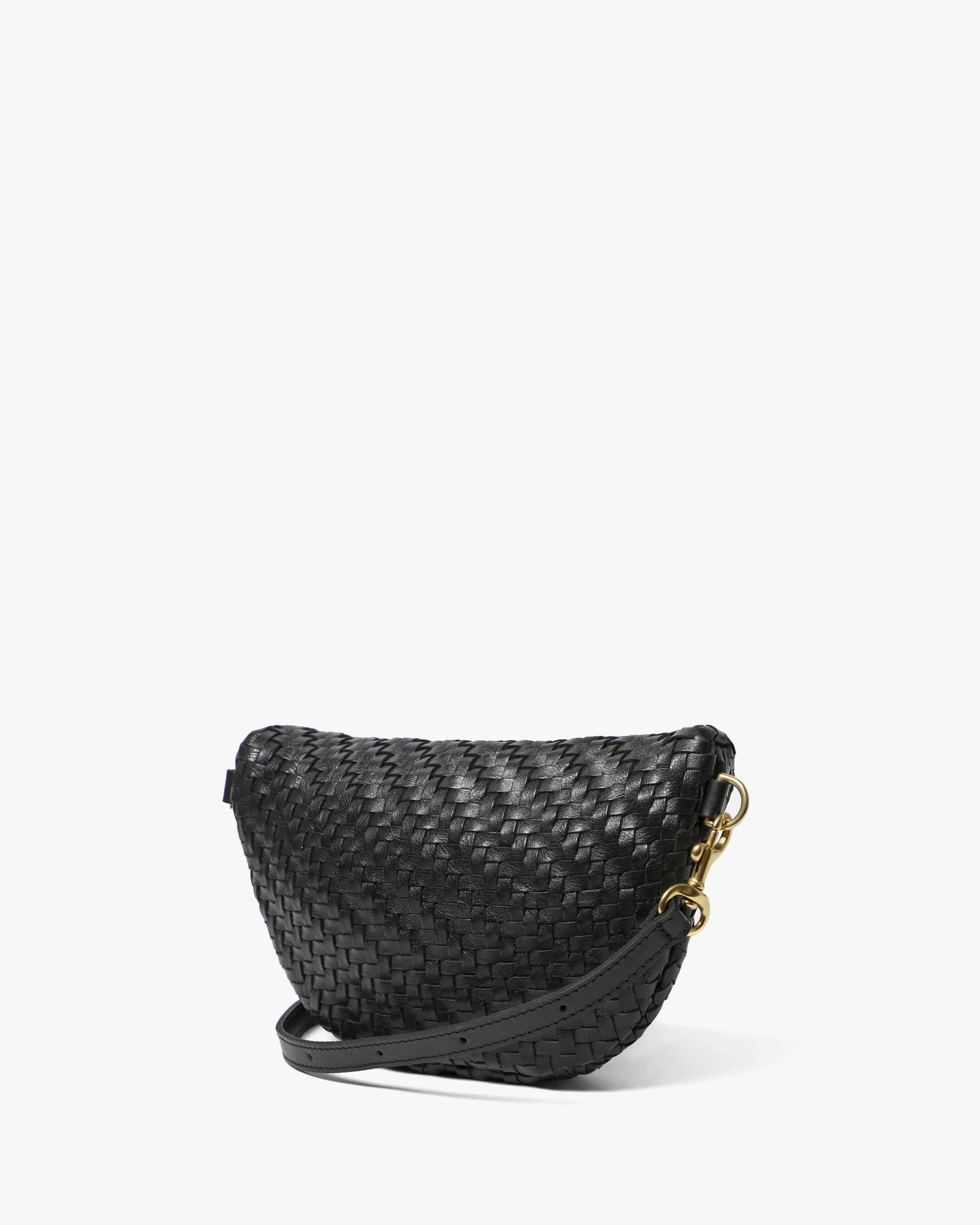 Petite Fanny in Black Woven Zig-Zag