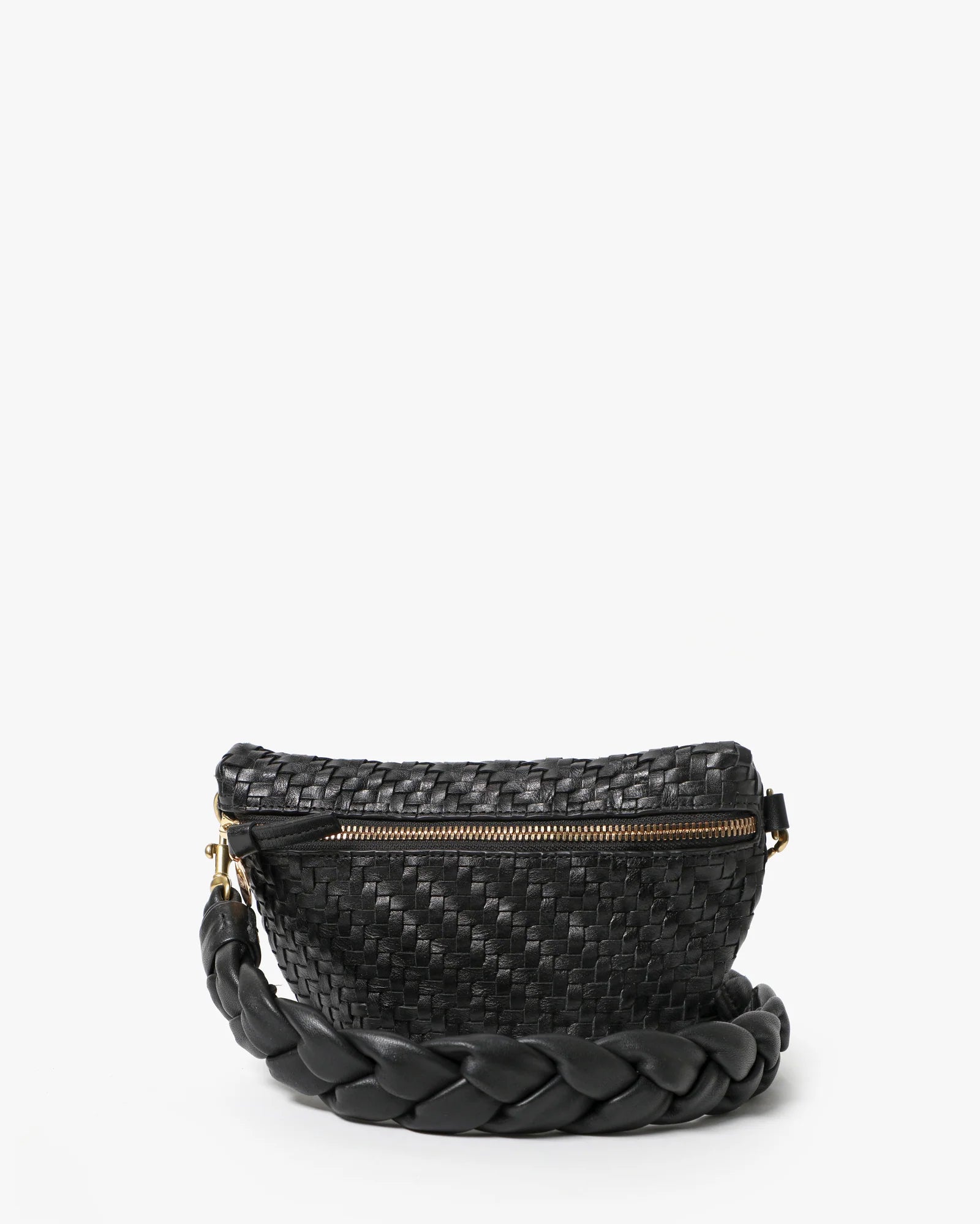 Petite Fanny in Black Woven Zig-Zag