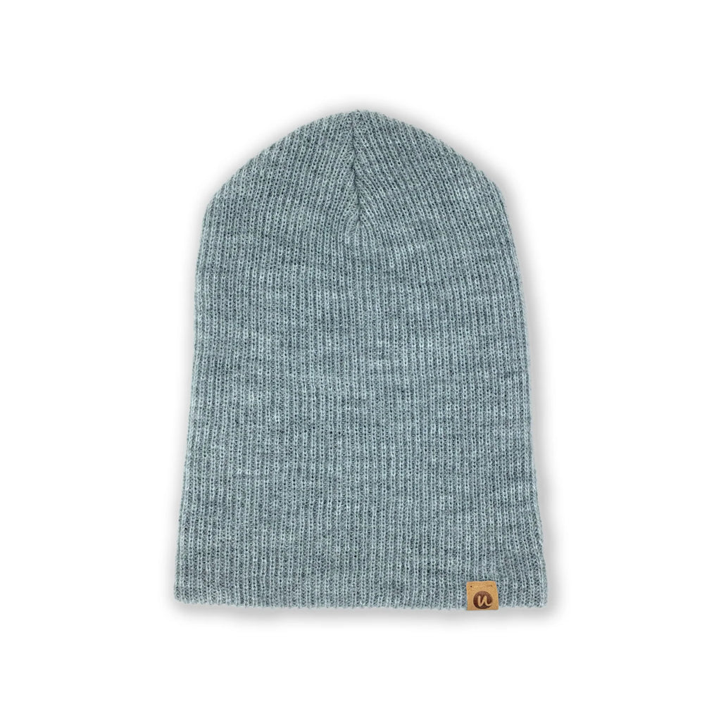 Classic Beanie in Heather Grey