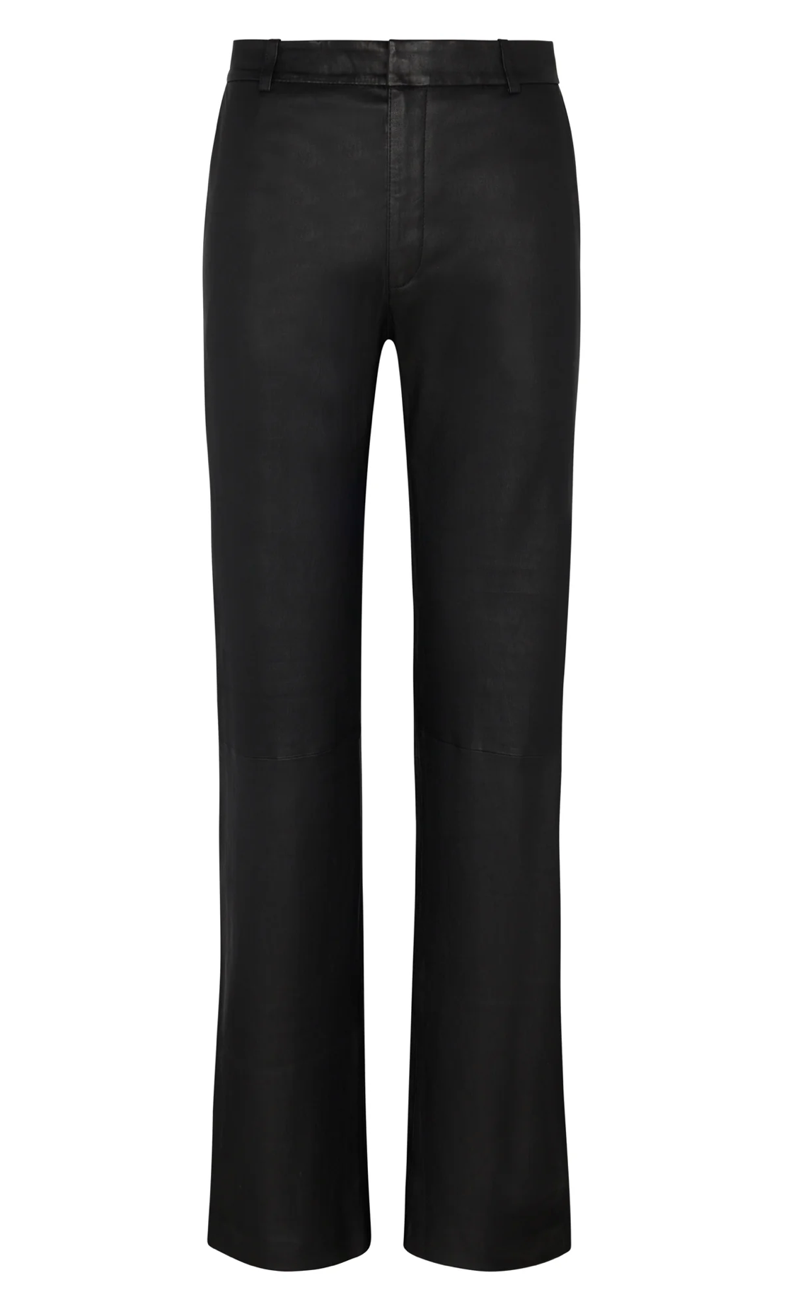 Classic Leather Trousers in Black