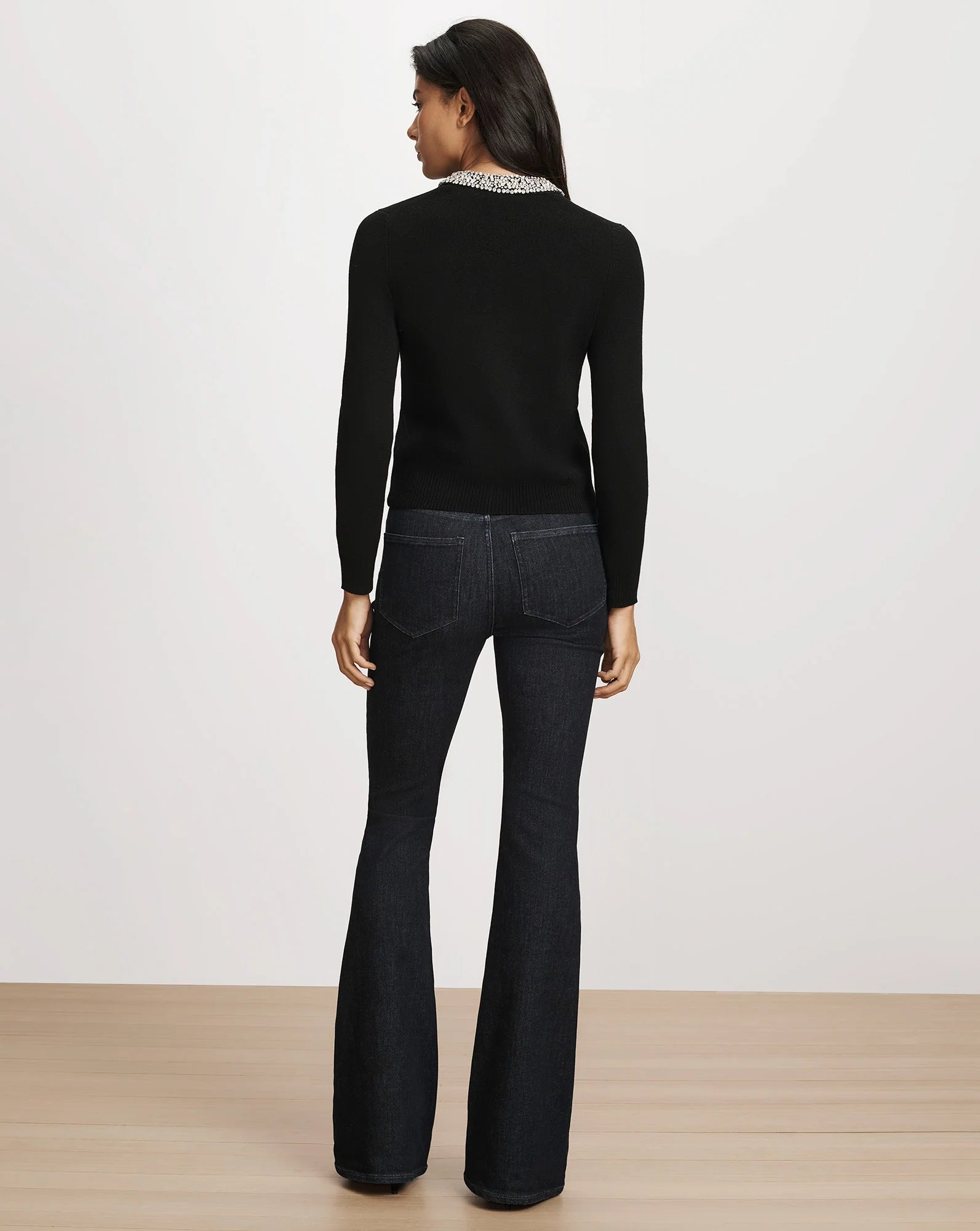 Daro Embellished Cardigan in Black