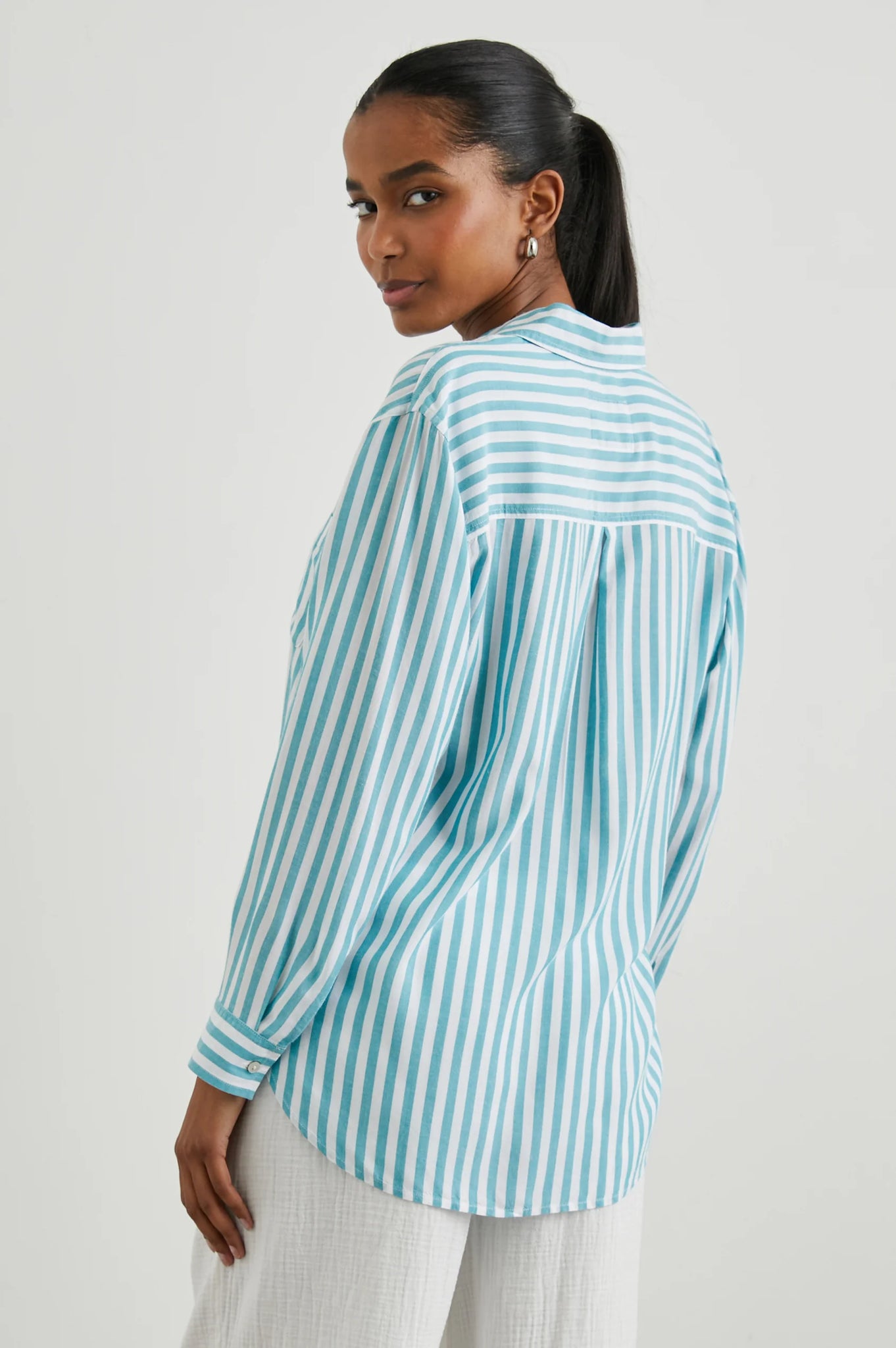 Elle Shirt in Saltan Stripe