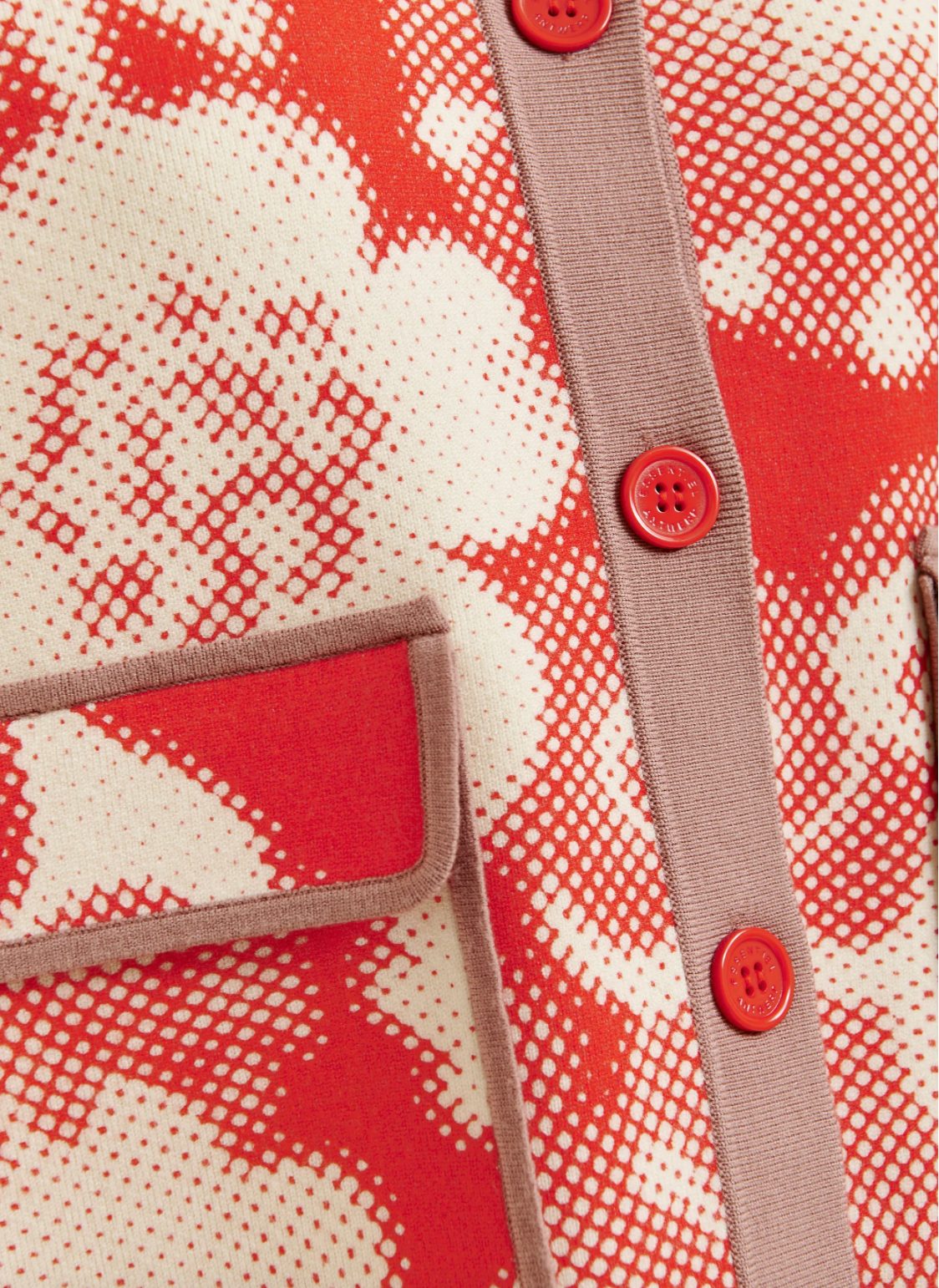 Joly Knit Cardigan in Orange Brulee