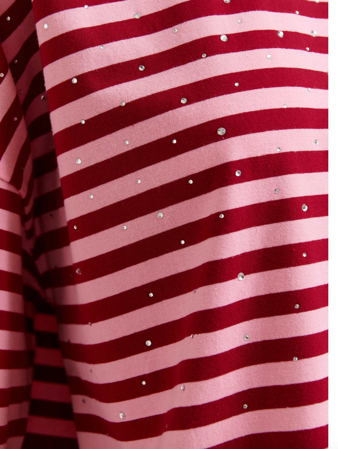 Joste Striped T-Shirt in Forever Blush