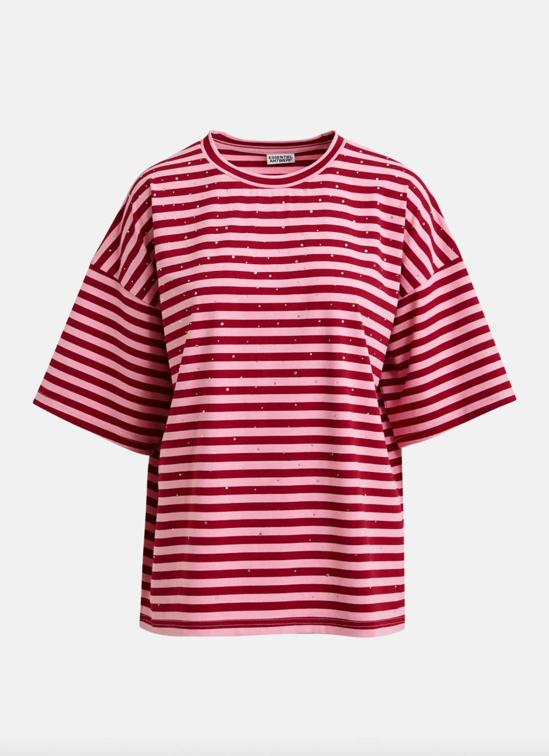 Joste Striped T-Shirt in Forever Blush