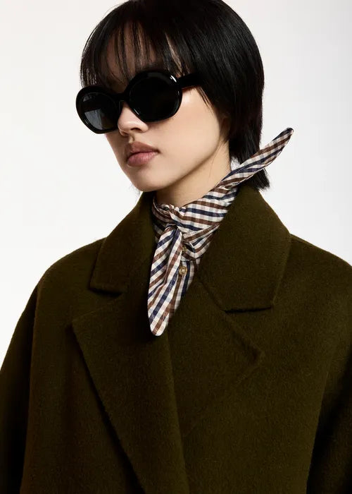 Kombu Double Face Jacket in Dusty Green