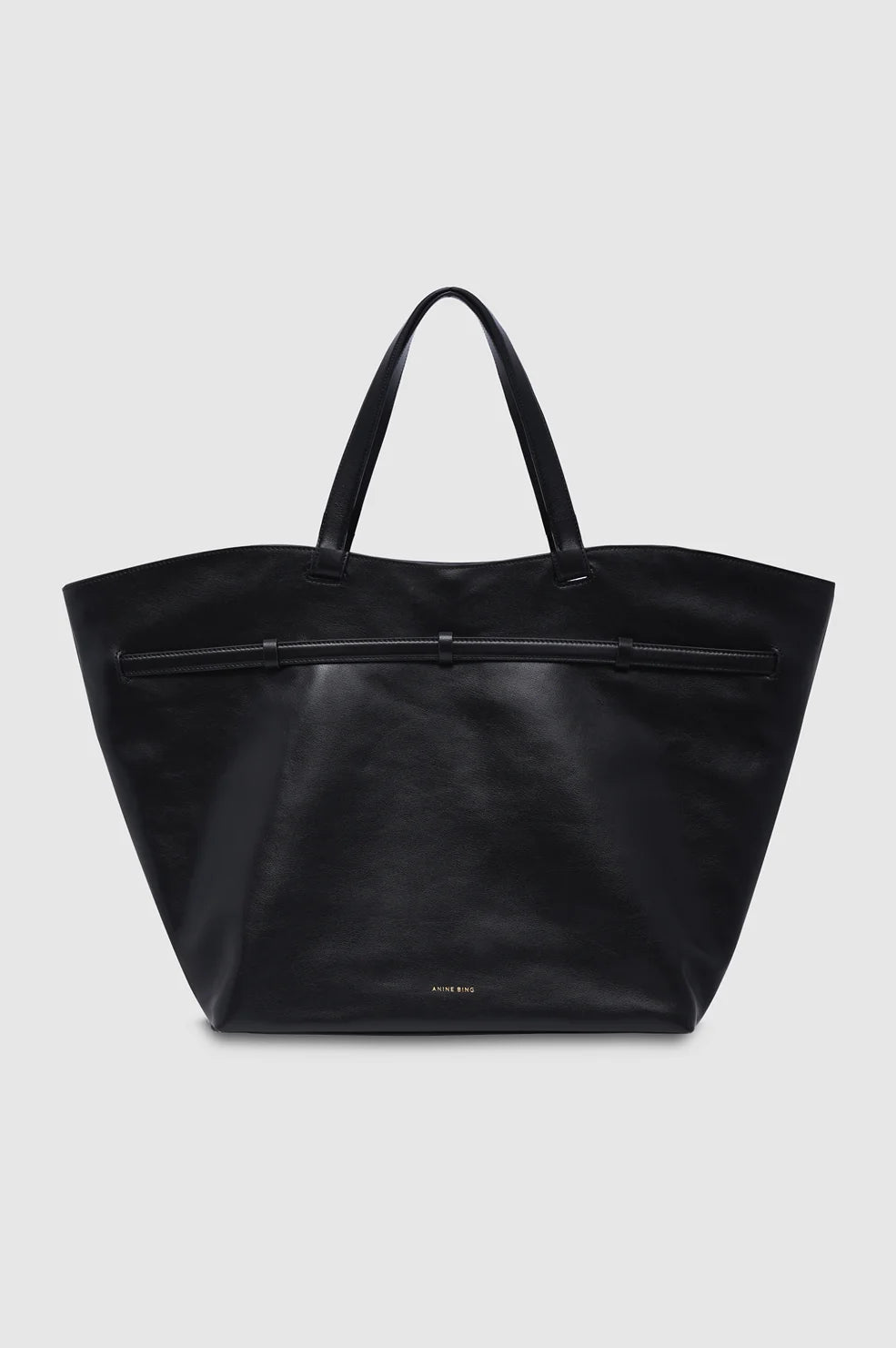 Elly Tote Small Grained Leather in Black