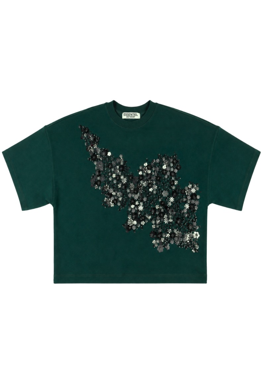 Kalani Short Sleeve Sweatshirt in Forest Whisper