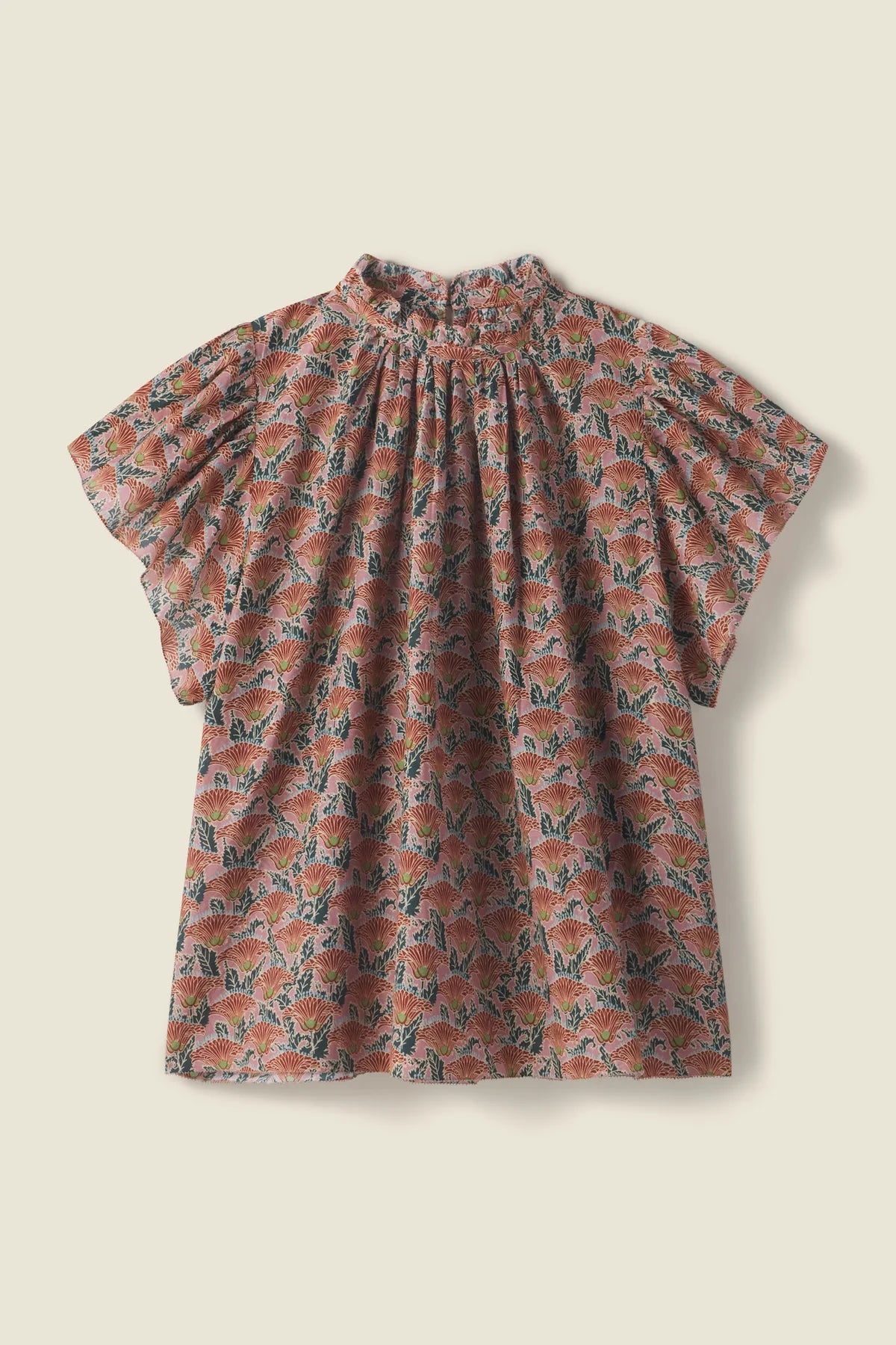 Carla Blouse in Fan Flower