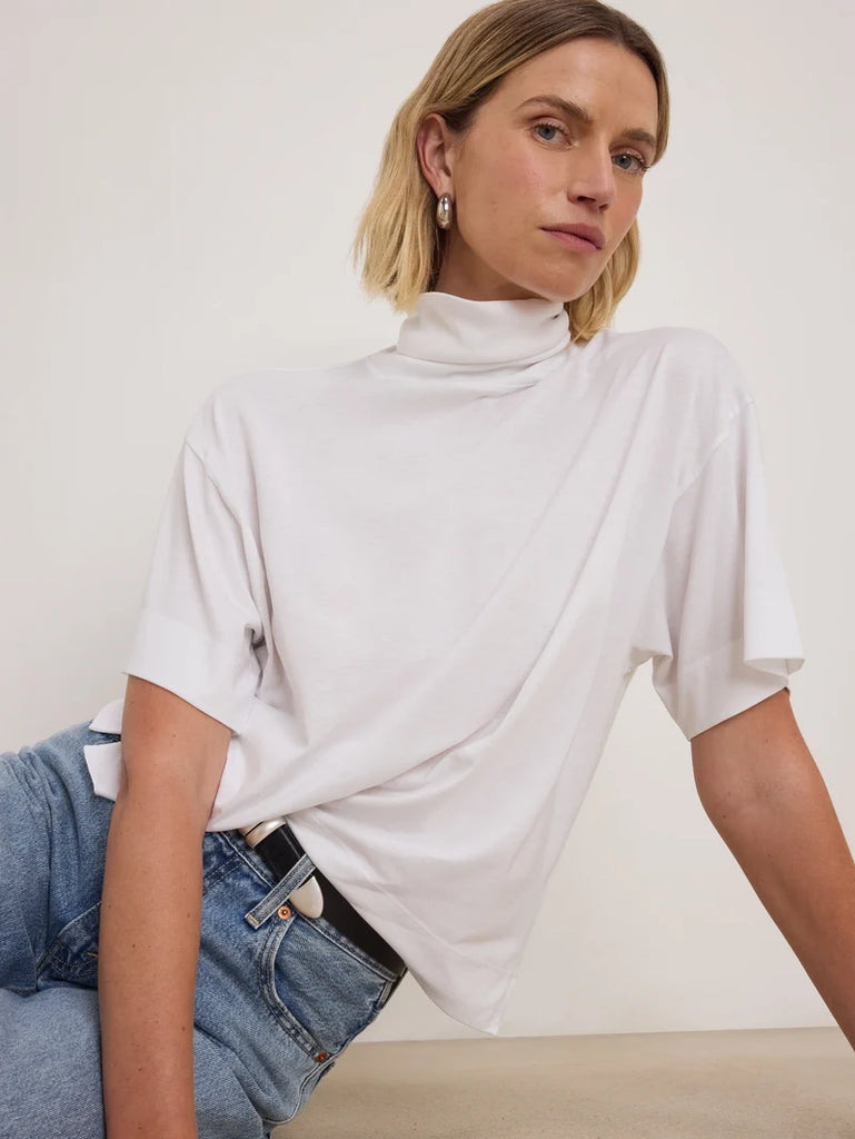 Fable Turtleneck in White