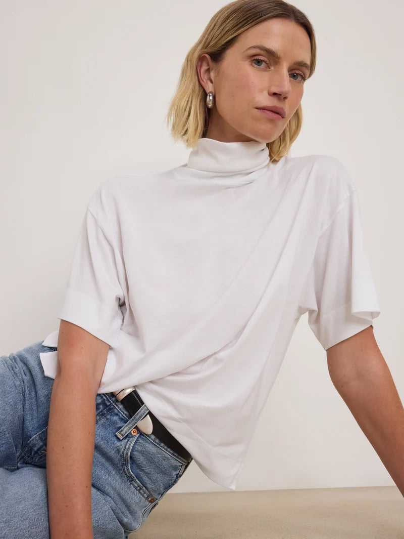 Fable Turtleneck in White