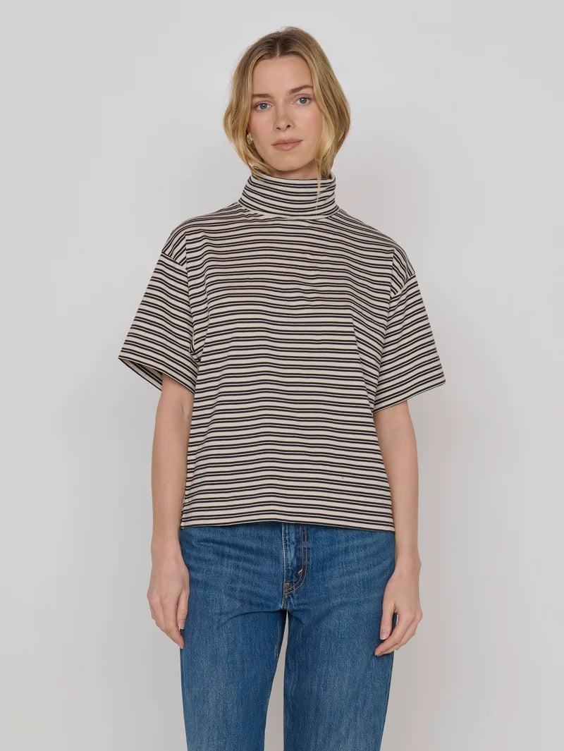 Fable Turtleneck in Yarn Dye Stripe
