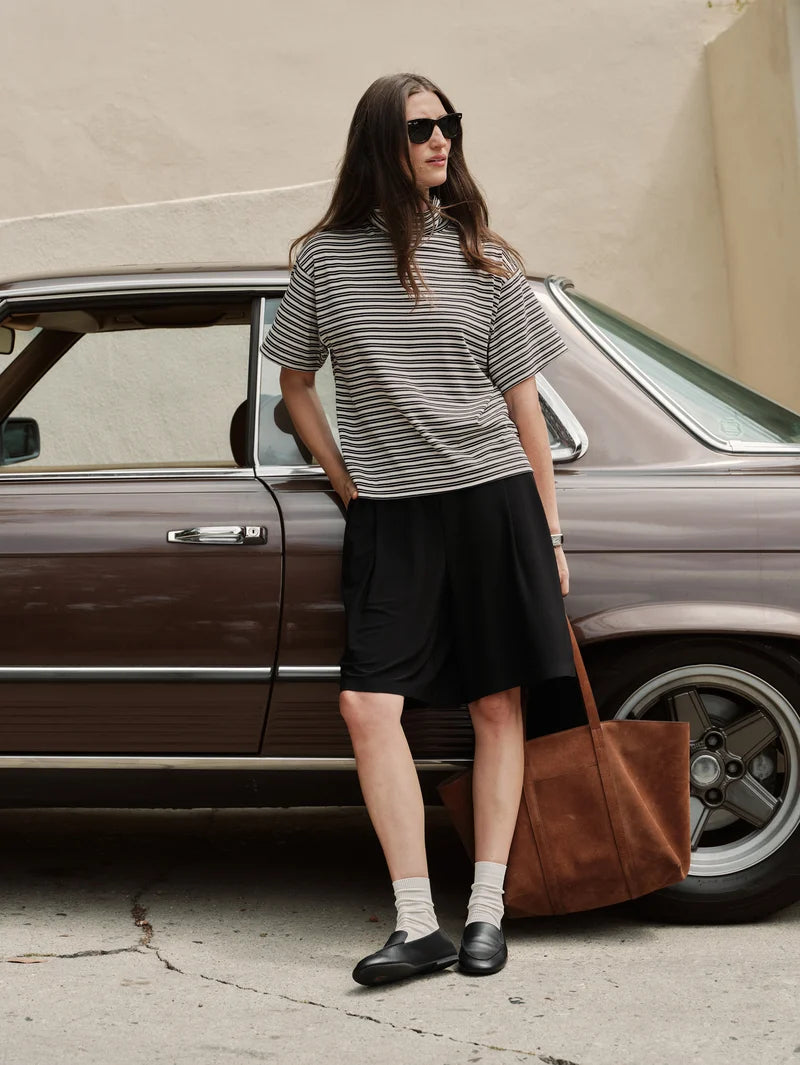 Fable Turtleneck in Yarn Dye Stripe