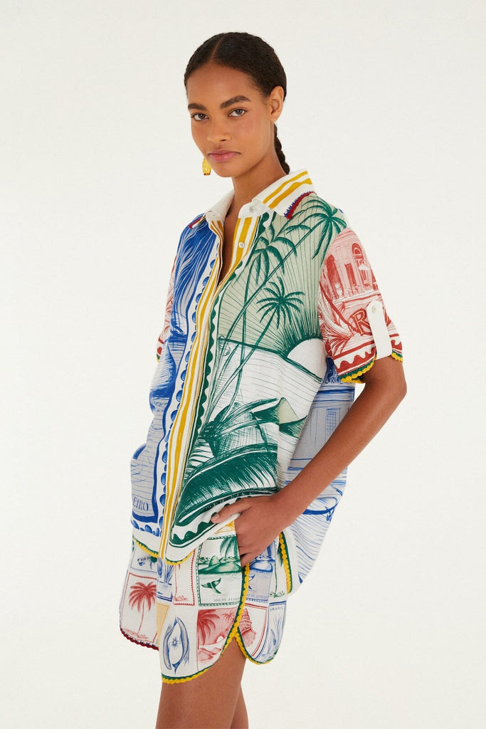 Brasil Vintage Off-White Shorts
