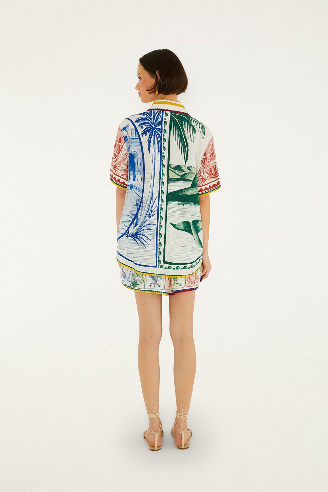 Brasil Vintage Off-White Shorts