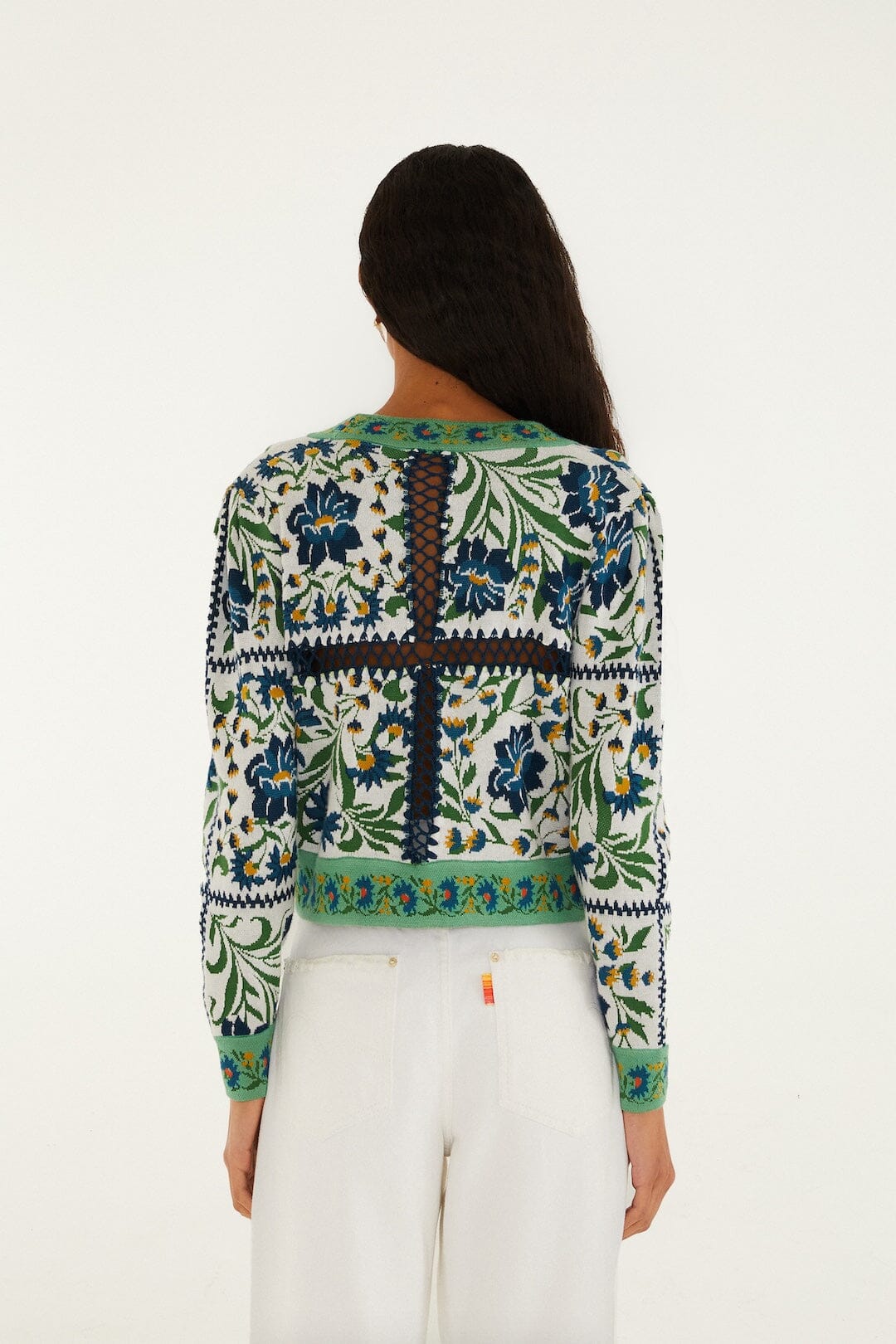 Manoela Knit Cardigan in Off-White