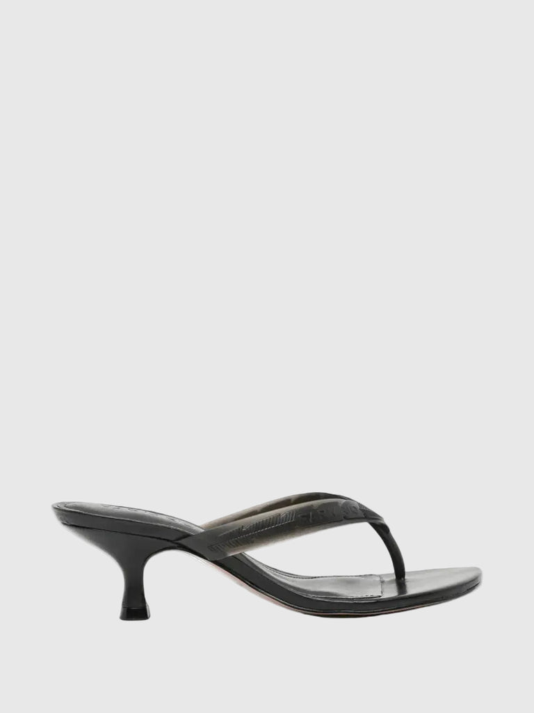 Rob Heel Sandal in Black
