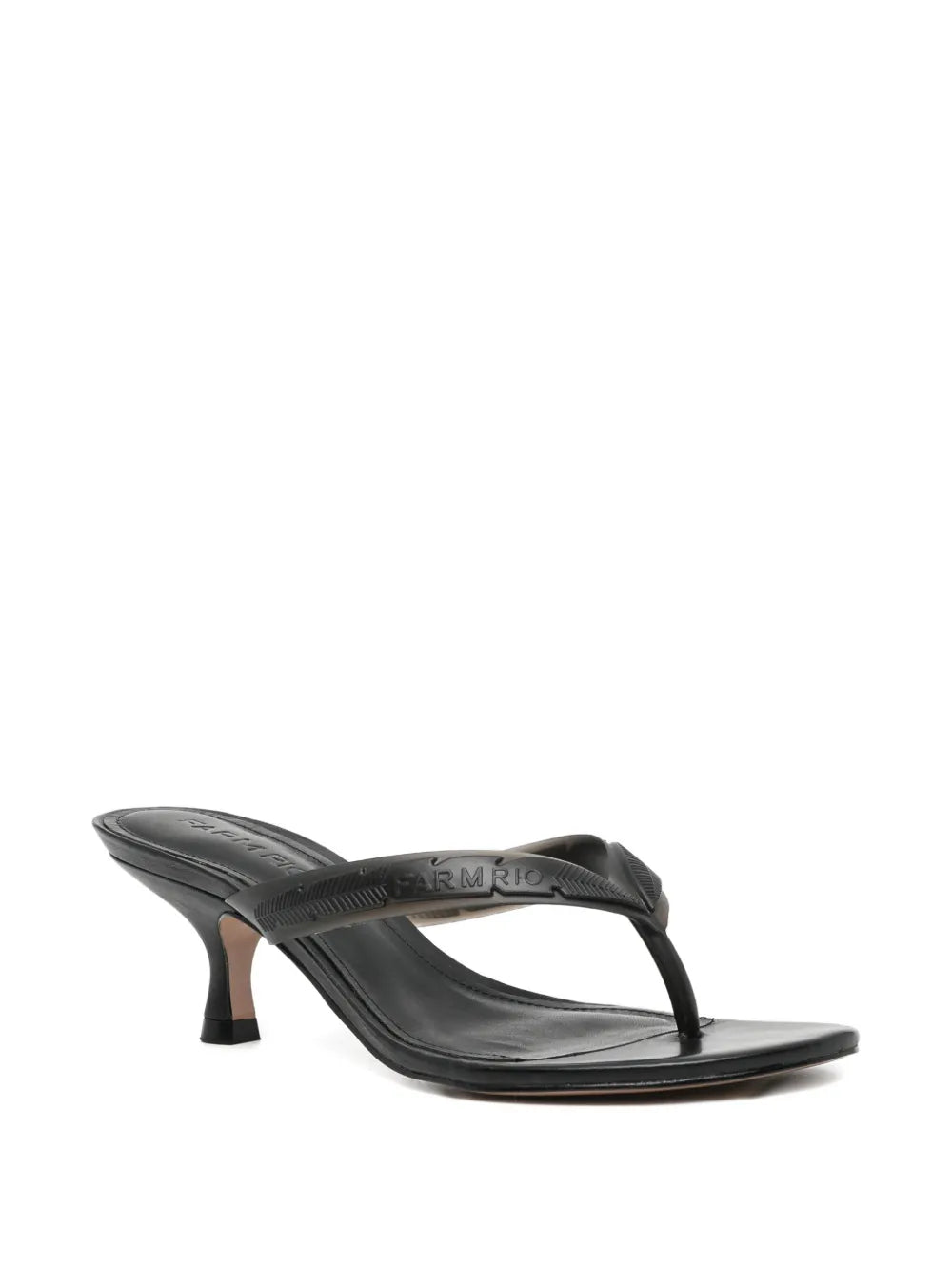 Rob Heel Sandal in Black