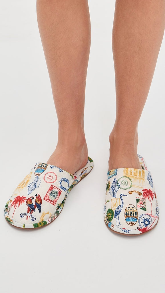 Farm Hotel Slipper in Tropical Vintage