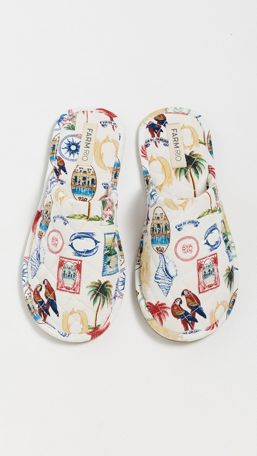 Farm Hotel Slipper in Tropical Vintage