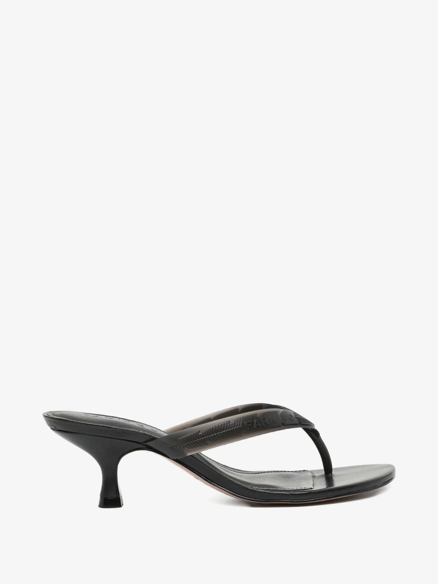 Rob Heel Sandal in Black