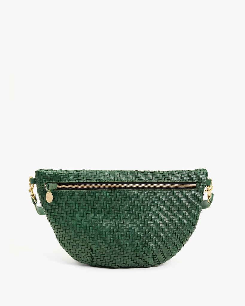 Grande Fanny in Evergreen Woven Zig-Zag