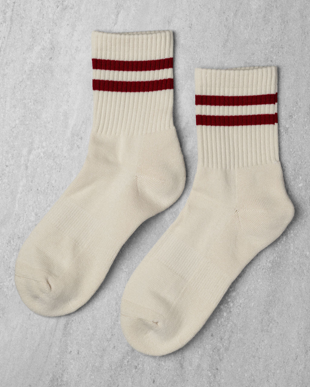 Gym Socks in Mulberry Stripe