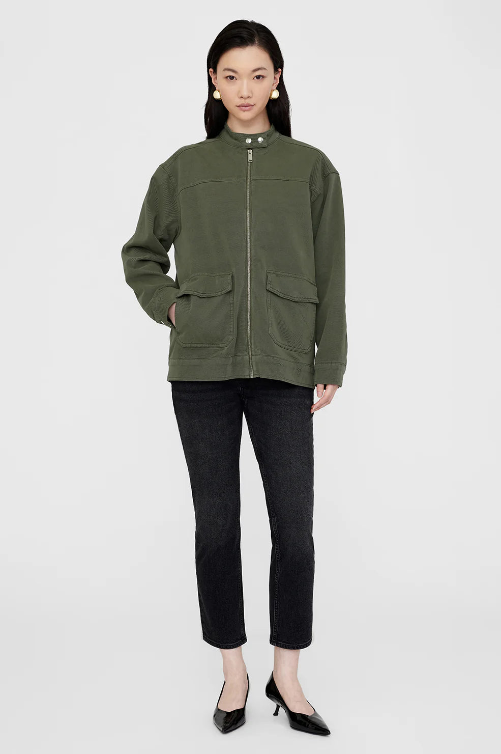 Henry Jacket in Army Green