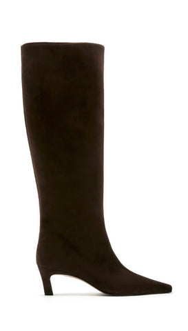 Basel Suede Pull On Boot in Brunette