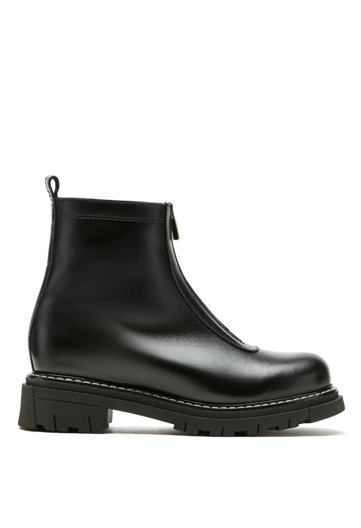 Delta Shearling-Lined Leather Bootie
