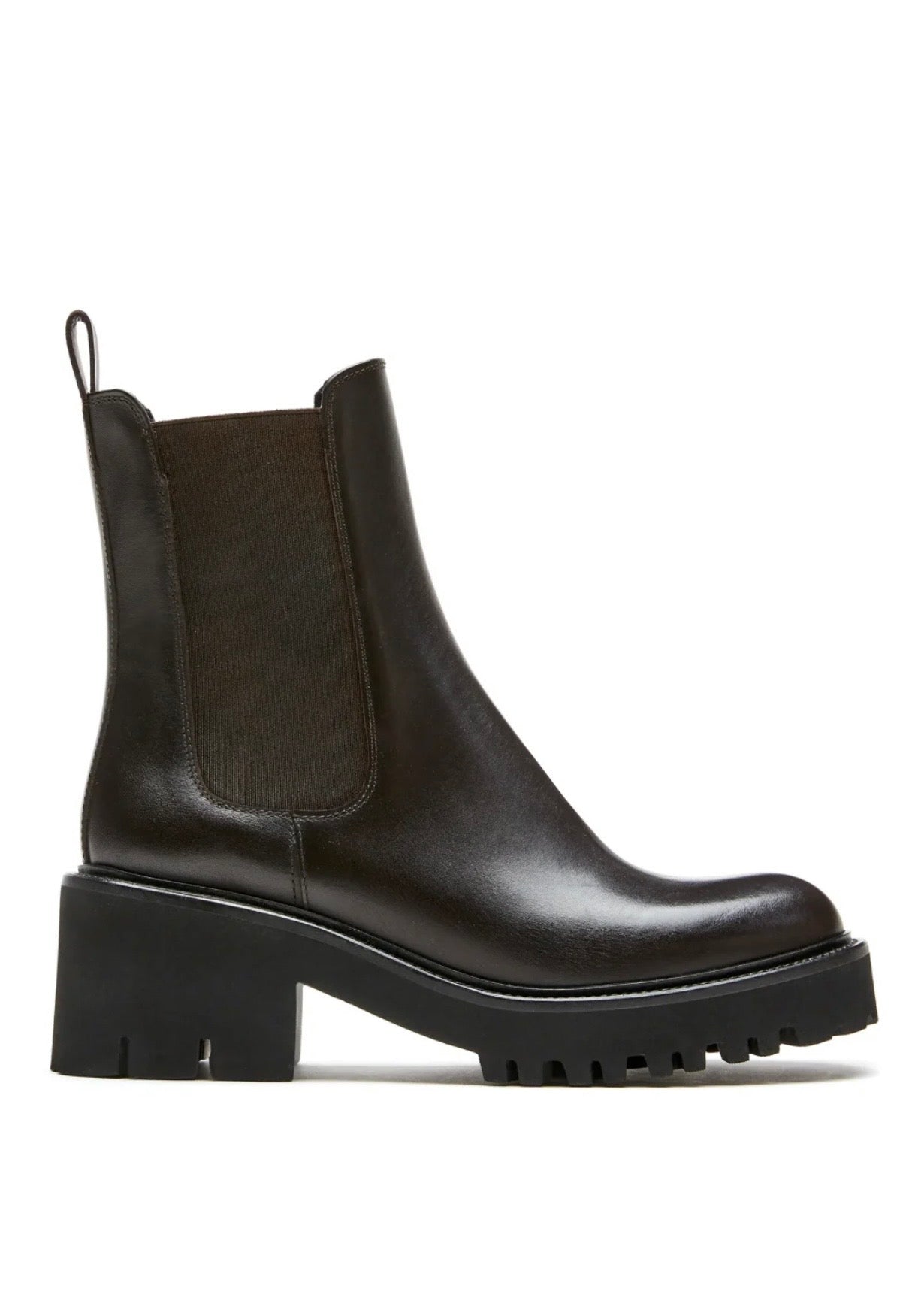 Kiss Leather Bootie in Brown