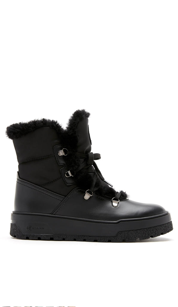 Erika Shearling-Lined Bootie in Black