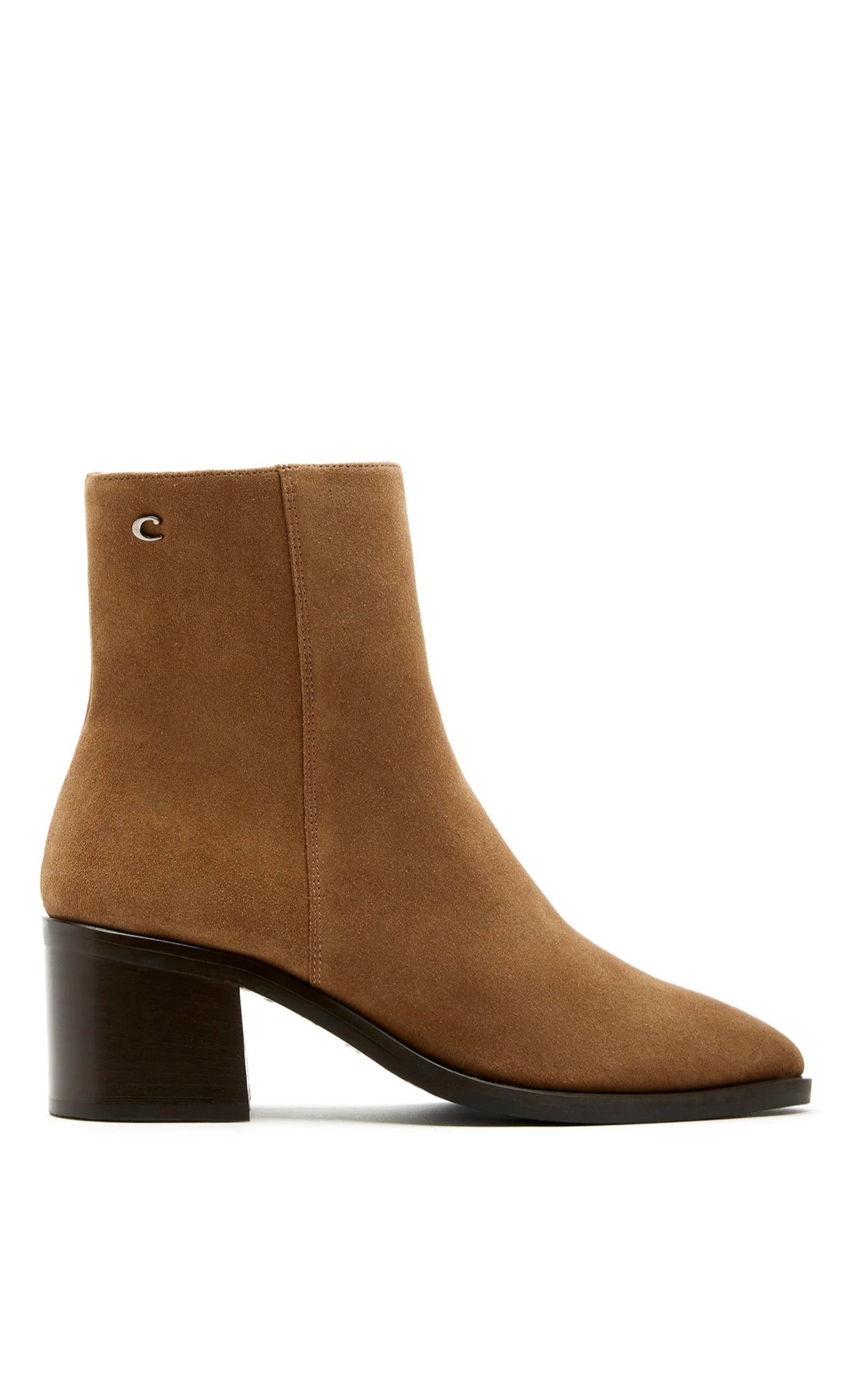 Julieta Suede Bootie in Toffee