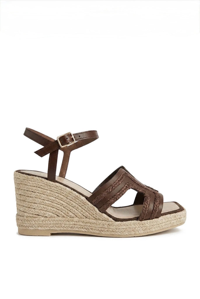 Rosia Sandal in Brown Leather