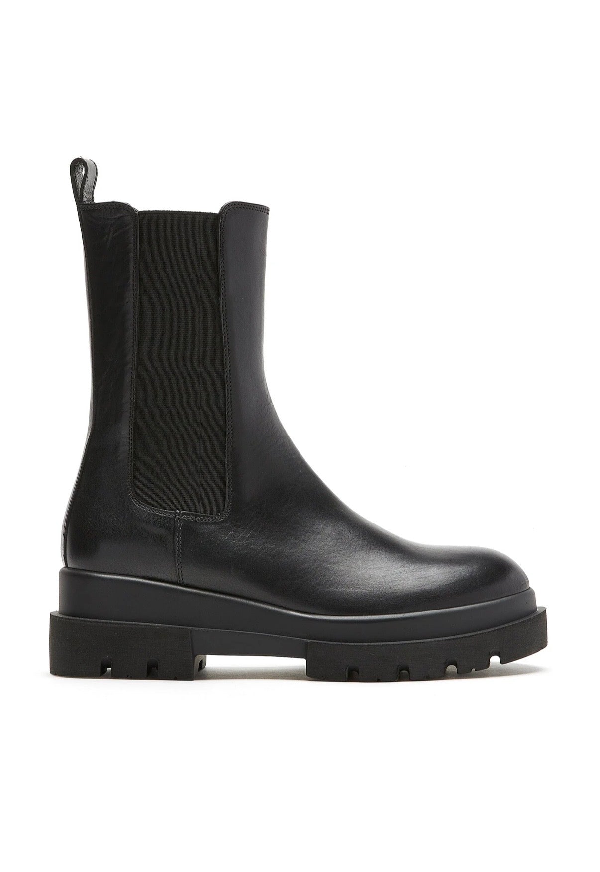 Blaise Leather Boot in Black