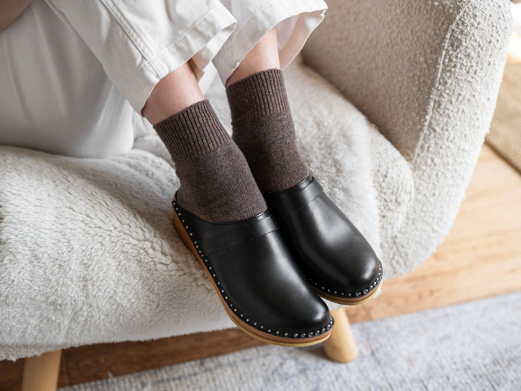 Sweater Socks in Black