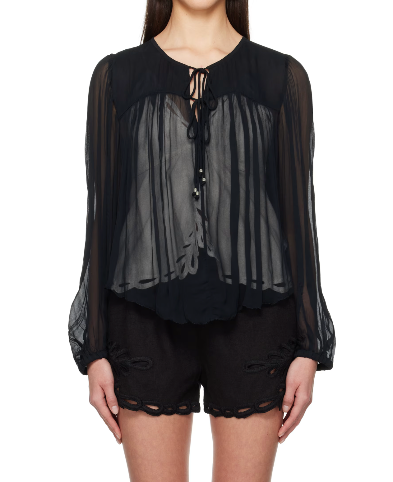 Advika Top in Black