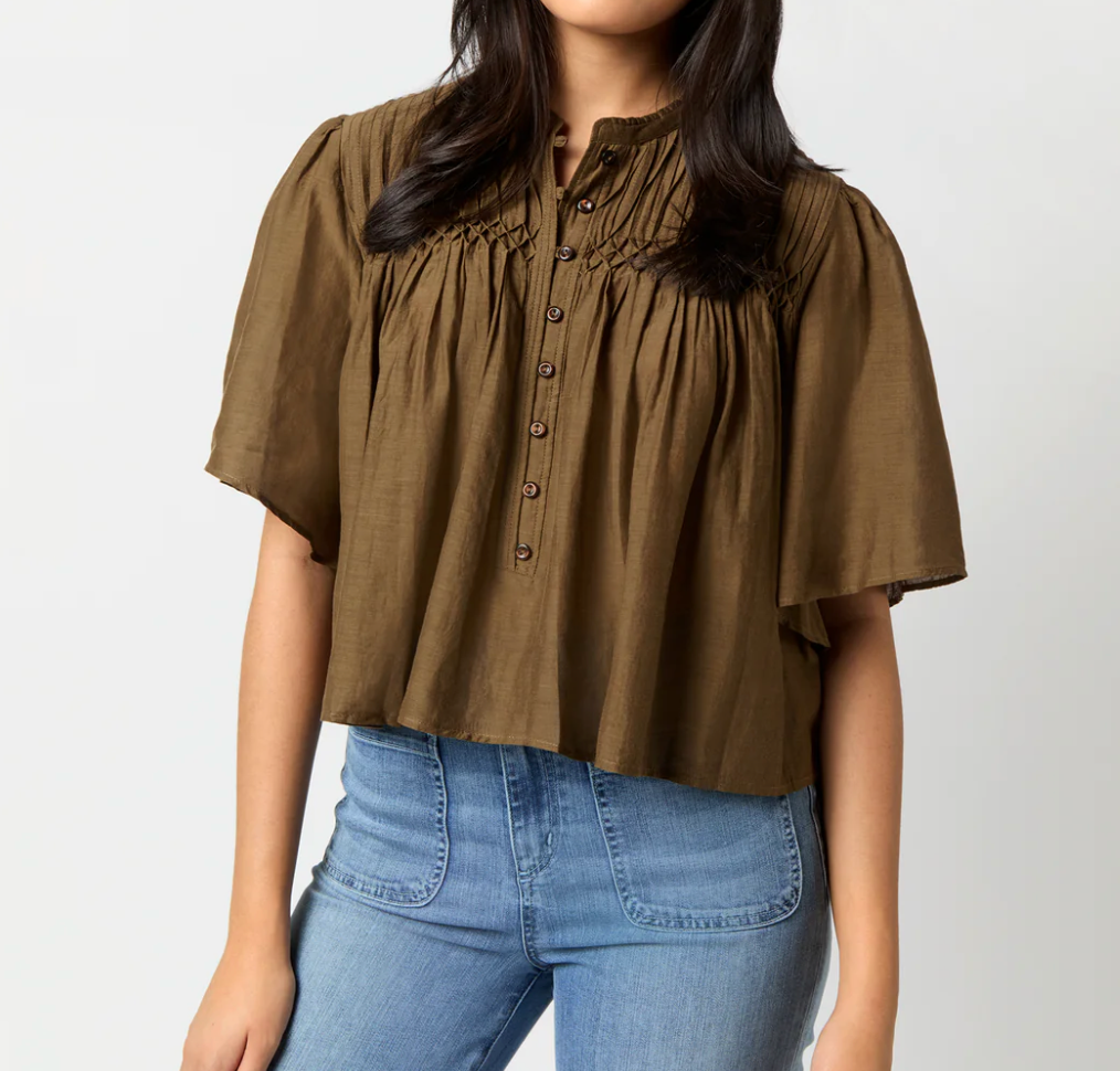 Destiny Top in Khaki