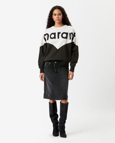 Houston Sweatshirt in Faded Black