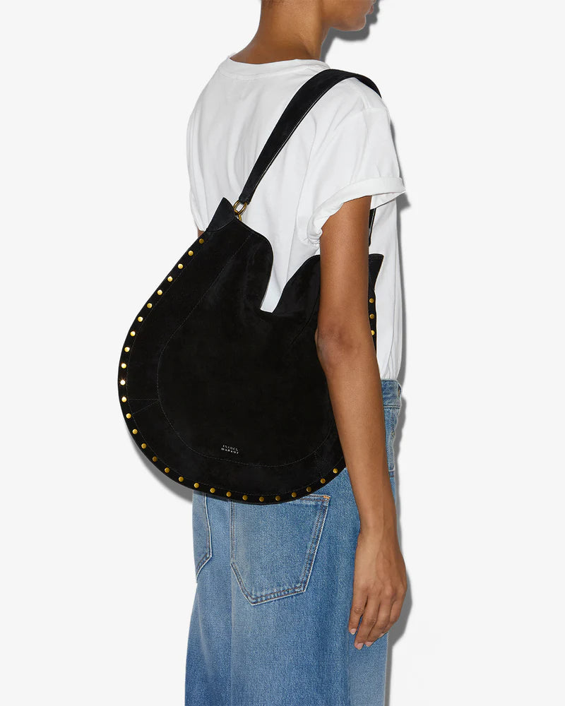 Oskan Hobo Soft Bag in Black