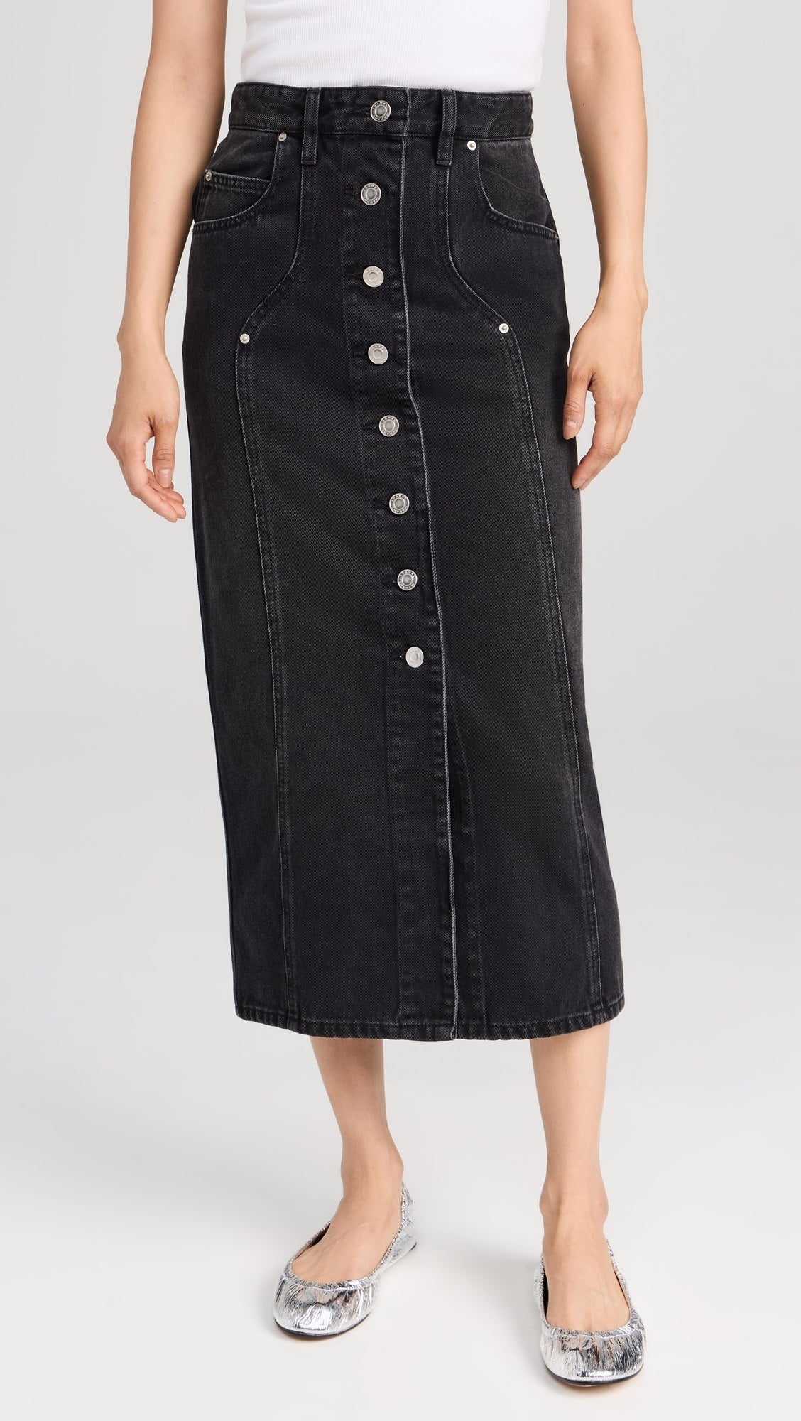 Vandy Skirt in Faded Black