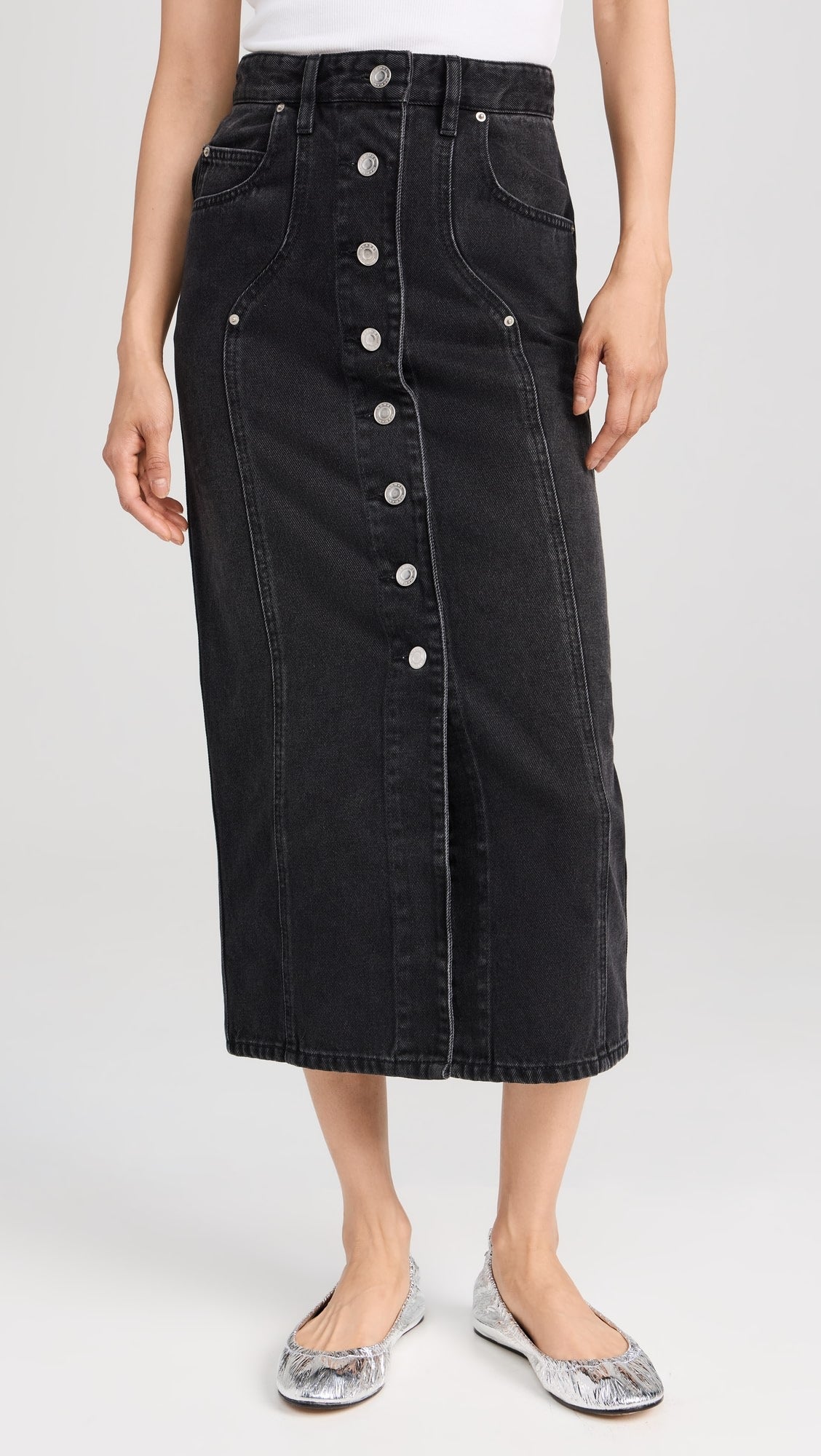 Vandy Skirt in Faded Black