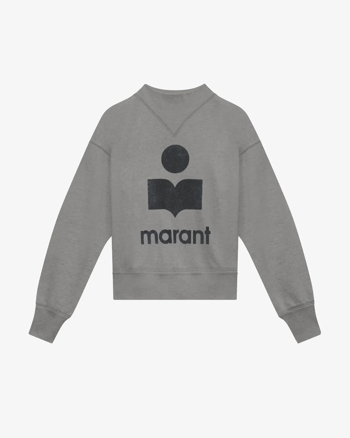 Moby Sweatshirt with Logo in Slate