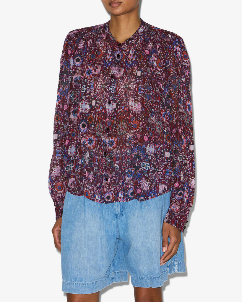 Noeline Top in Plum