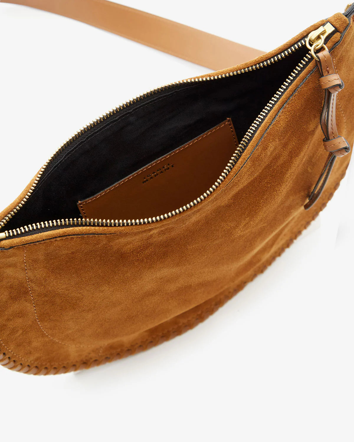 Oskan Soft Zip Bag in Cognac