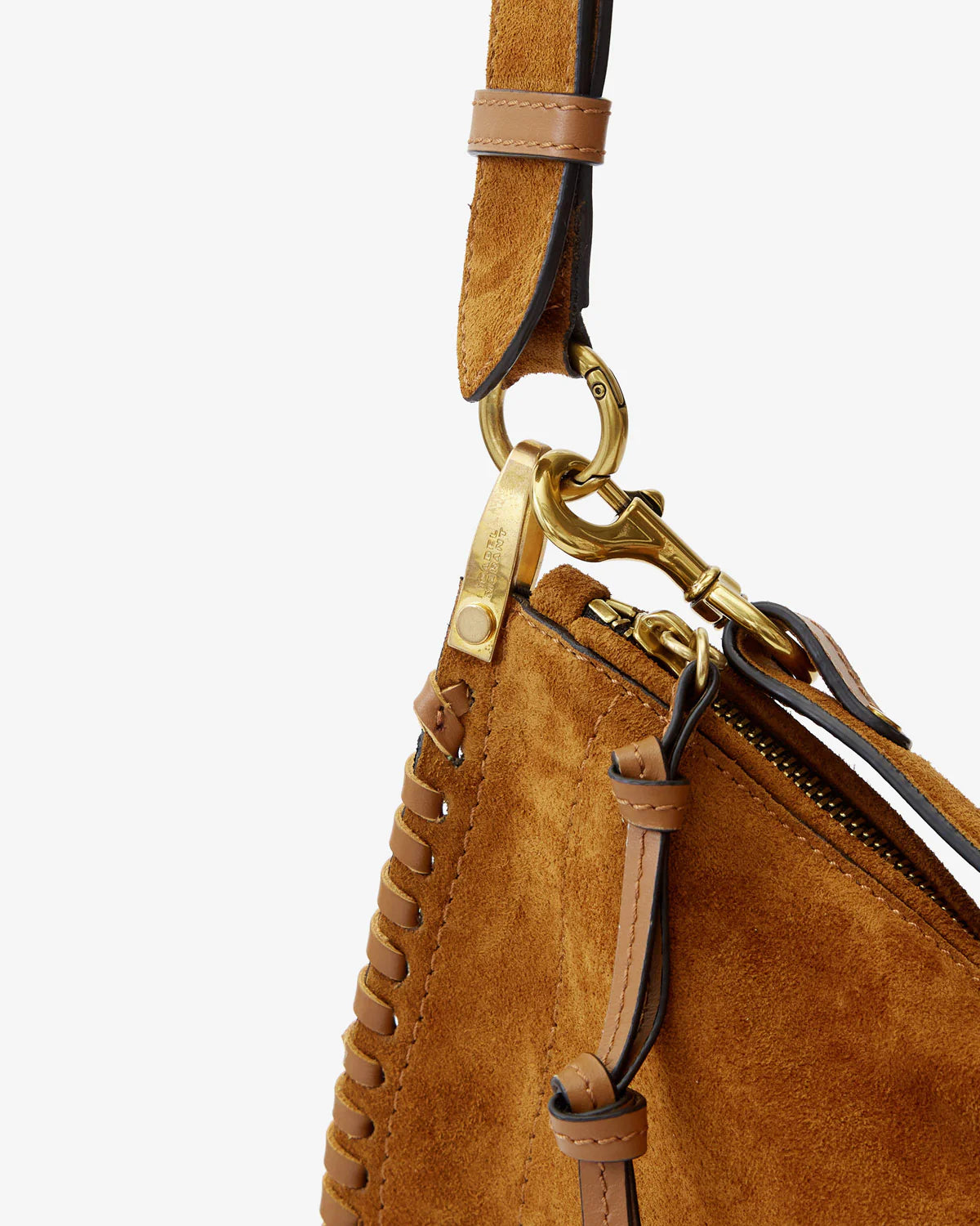Oskan Soft Zip Bag in Cognac